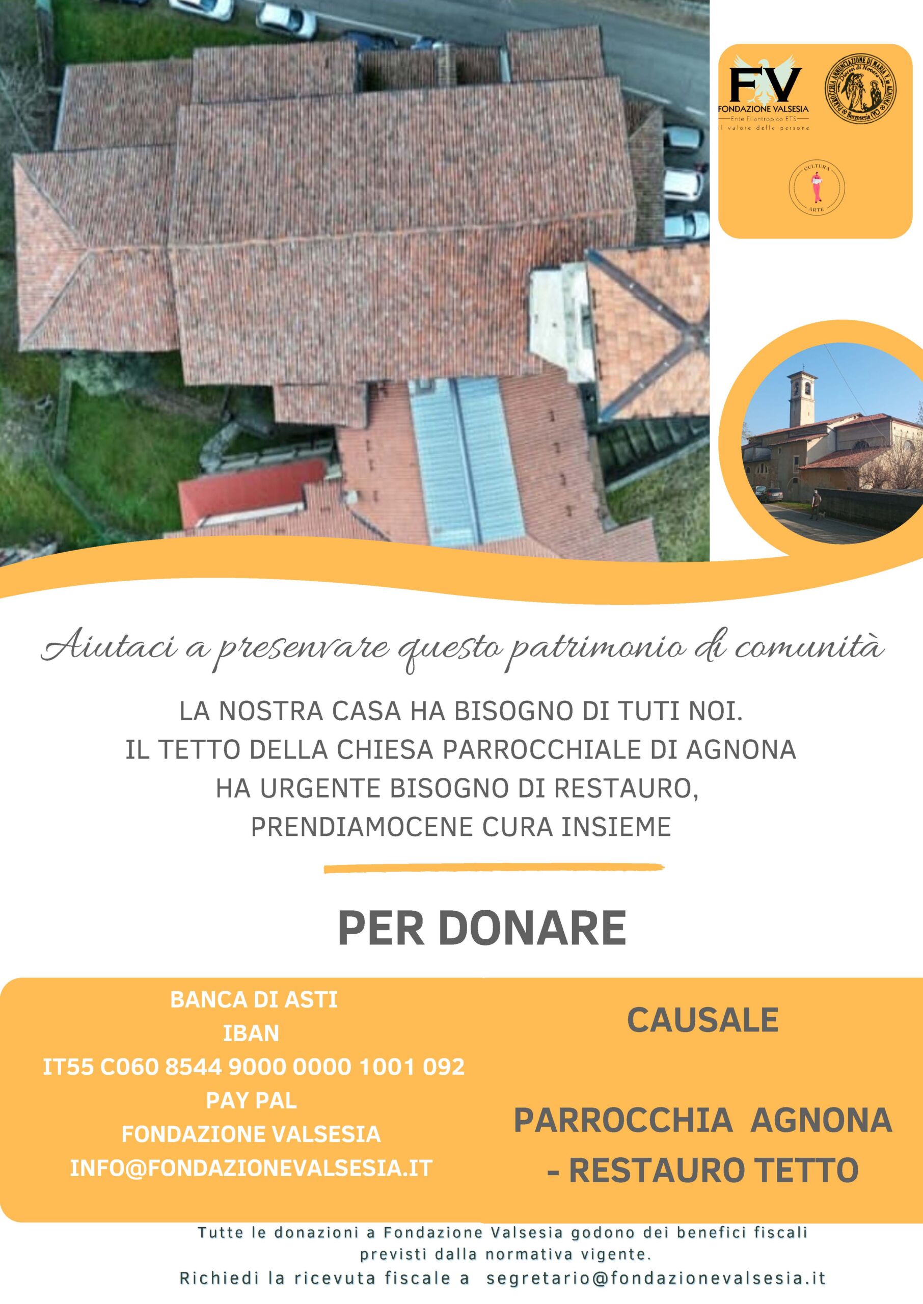 Locandina Agnona Fondazione Valsesia Agnona